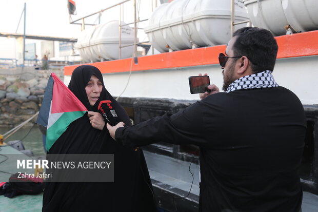 آغاز سفر دریایی کاروان یاران  صمود