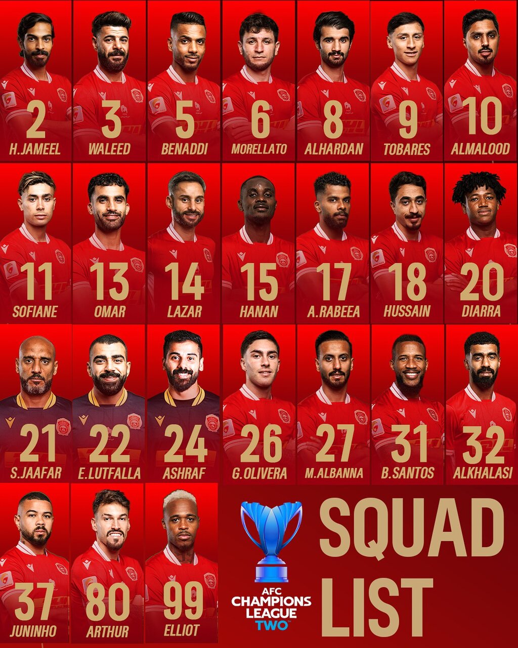 المحرق با ۷ بازیکن خارجی رو در روی استقلال قرار میگیرد