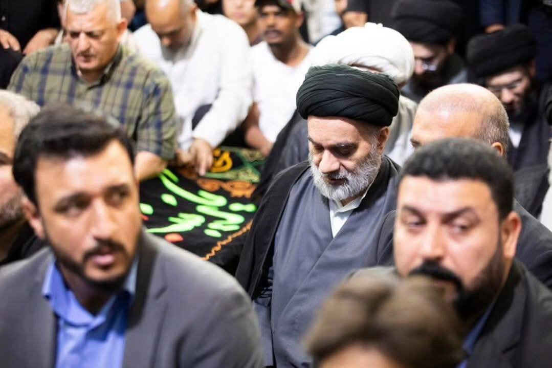 تشییع پیکر همسر آیت الله «سیستانی» در نجف و کربلا + تصاویر