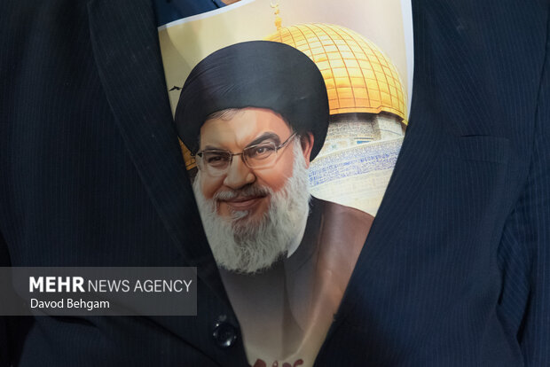 آیین بزرگداشت اولین سالگرد شهید سید حسن نصرالله در مشهد