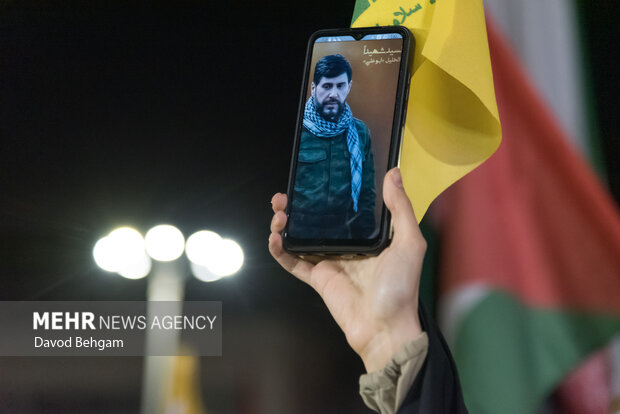 آیین بزرگداشت اولین سالگرد شهید سید حسن نصرالله در مشهد