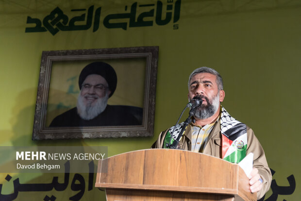 آیین بزرگداشت اولین سالگرد شهید سید حسن نصرالله در مشهد