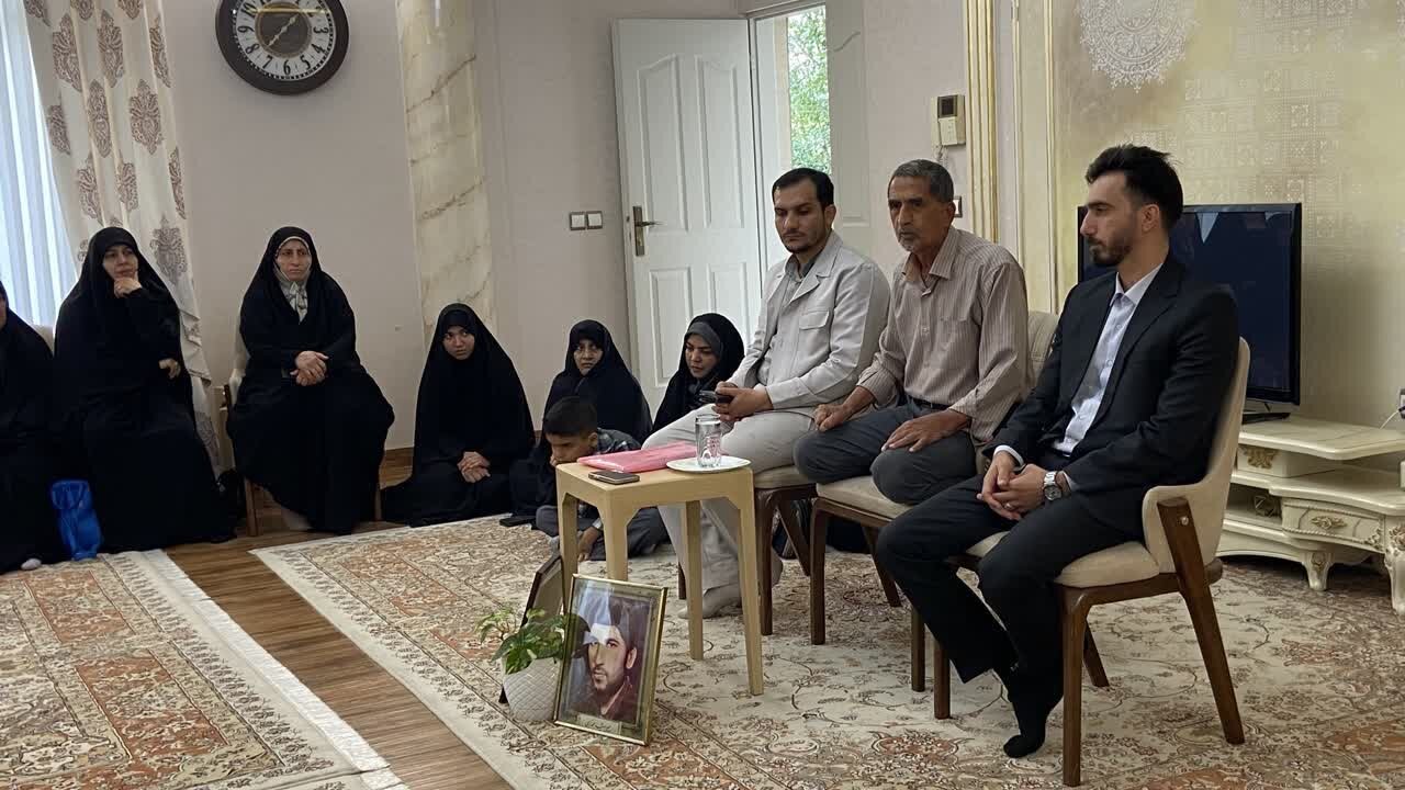 دیدار اداره تبلیغات گرگان با جانباز دفاع مقدس