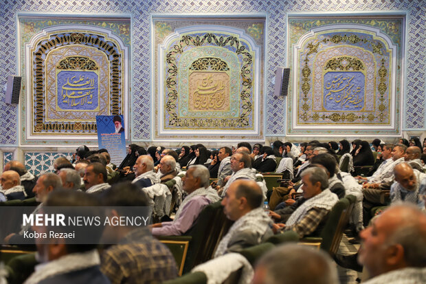مراسم تجلیل از پیشکسوتان جهاد و مقاومت در مشهد