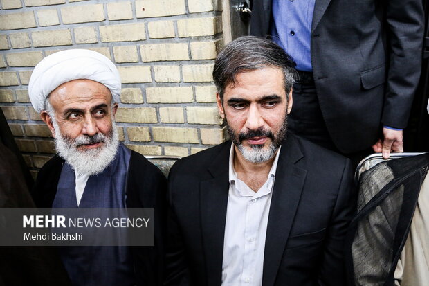 مراسم بزرگداشت همسر آیت‌الله سیستانی در قم