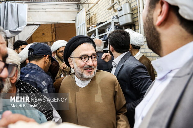 مراسم بزرگداشت همسر آیت‌الله سیستانی در قم