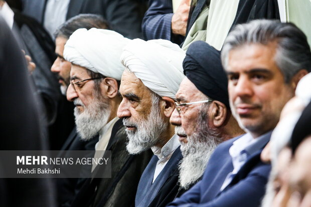 مراسم بزرگداشت همسر آیت‌الله سیستانی در قم