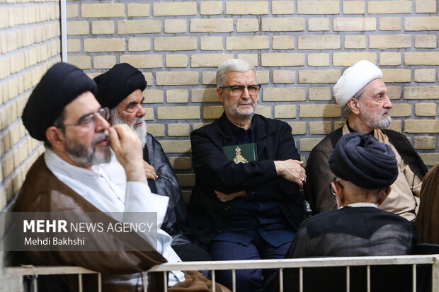 مراسم بزرگداشت همسر آیت‌الله سیستانی در قم
