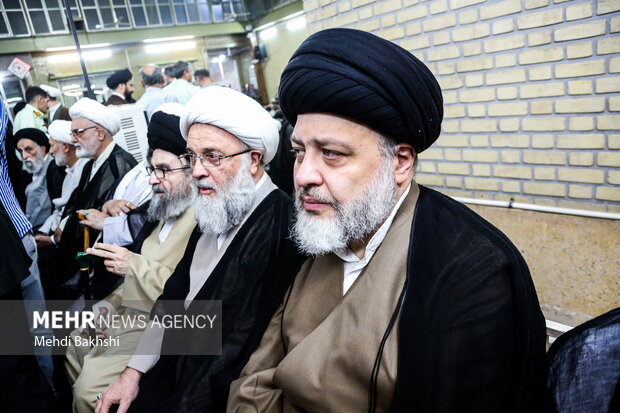 مراسم بزرگداشت همسر آیت‌الله سیستانی در قم