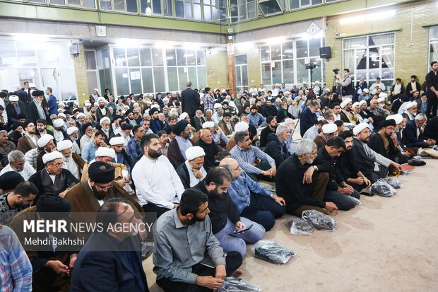 مراسم بزرگداشت همسر آیت‌الله سیستانی در قم