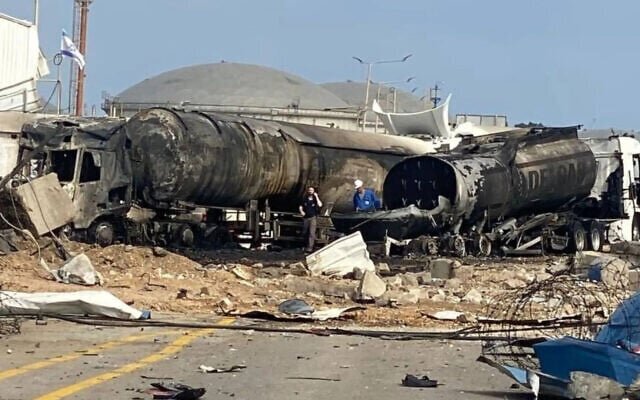 İran'ın vurduğu Hayfa rafinerisinden yeni bir fotoğraf ortaya çıktı