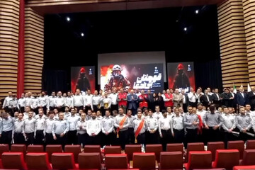 برگزاری همایش گرامیداشت روز آتش‌نشان در مجتمع ایوان ری