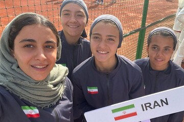 تنیس کمتر از ۱۲ سال بین قاره‌ای؛ برتری دختران ایران مقابل پاسفیک