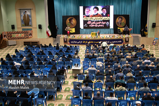 بزرگداشت اولین سالگرد شهادت سید حسن نصرالله و شهدای جبهه مقاومت در گرگان
