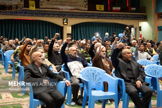 بزرگداشت اولین سالگرد شهادت سید حسن نصرالله و شهدای جبهه مقاومت در گرگان