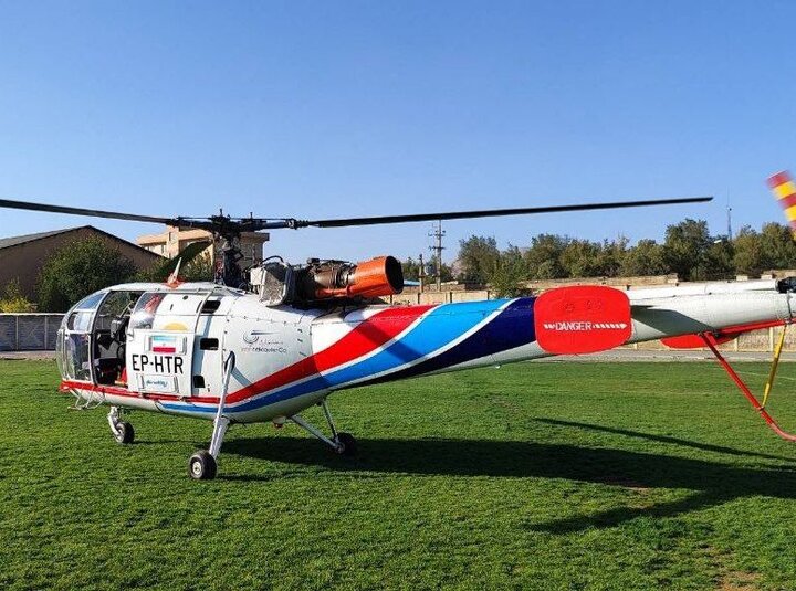 کودک ۸ ساله سروآبادی با بالگرد اورژانس هوایی به سنندج منتقل شد