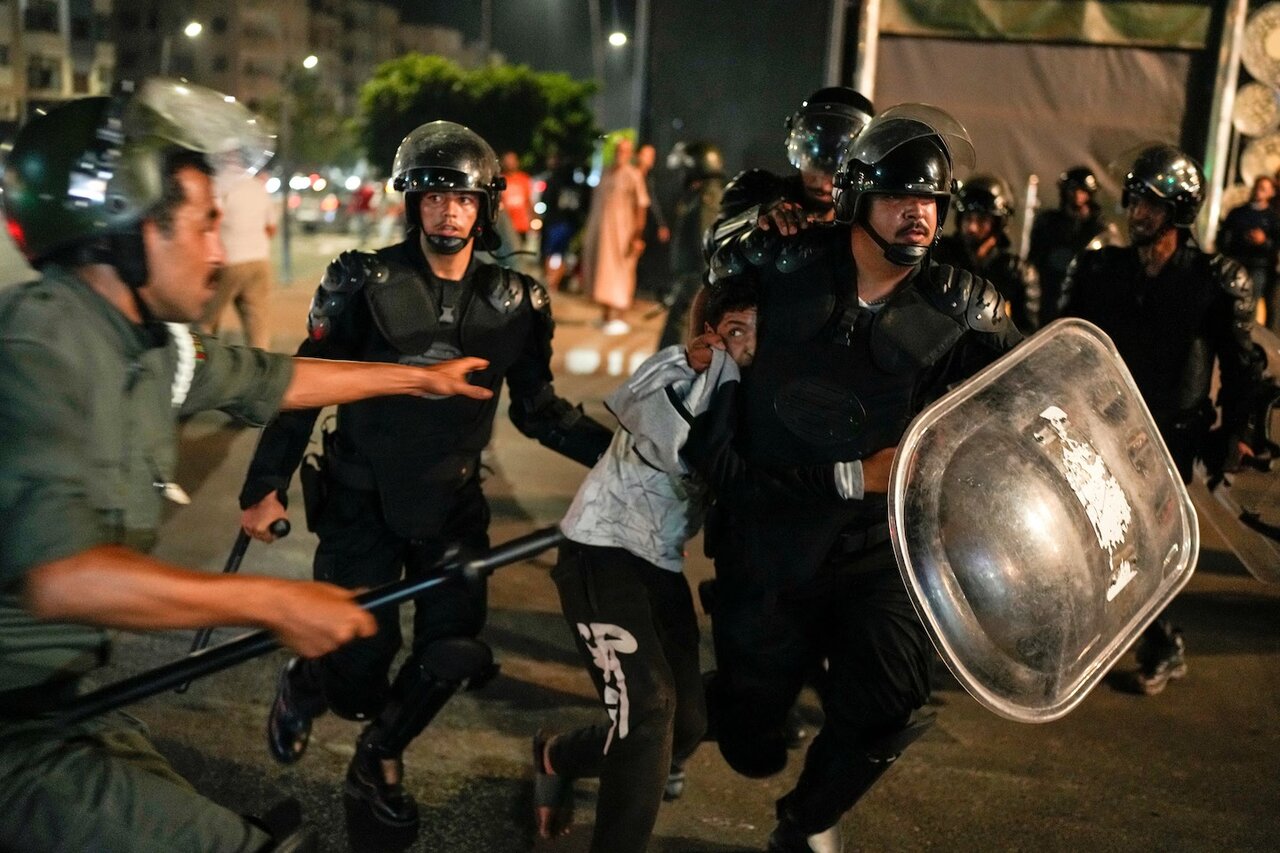 مراكش،امنيتي،نيروهاي،نفر،كشور،اعتراضات،معترضان،مقامات،جوانان ...