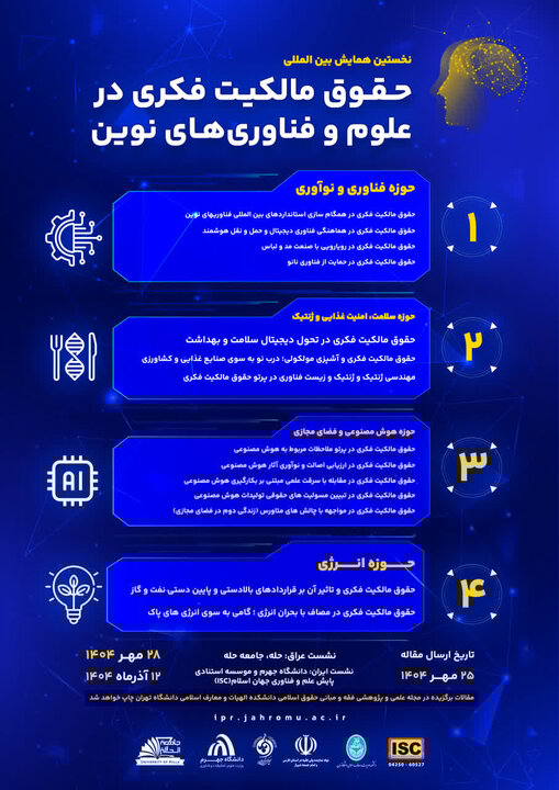 همکاری ایران و عراق در اولین همایش حقوق مالکیت فکری در علوم نوین