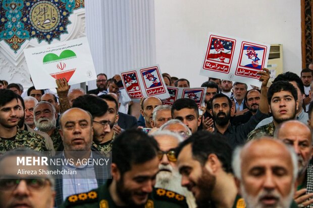 مراسم اولین سالگرد شهادت سیدالشهدای مقاومت سیدحسن نصرالله در رشت