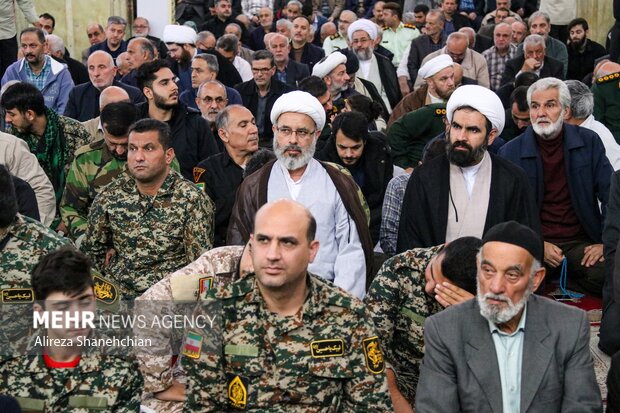 مراسم اولین سالگرد شهادت سیدالشهدای مقاومت سیدحسن نصرالله در رشت