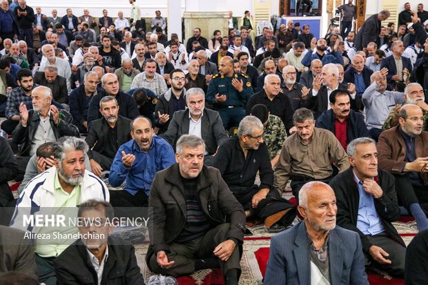 مراسم اولین سالگرد شهادت سیدالشهدای مقاومت سیدحسن نصرالله در رشت