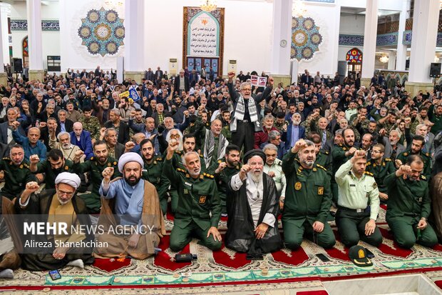 مراسم اولین سالگرد شهادت سیدالشهدای مقاومت سیدحسن نصرالله در رشت