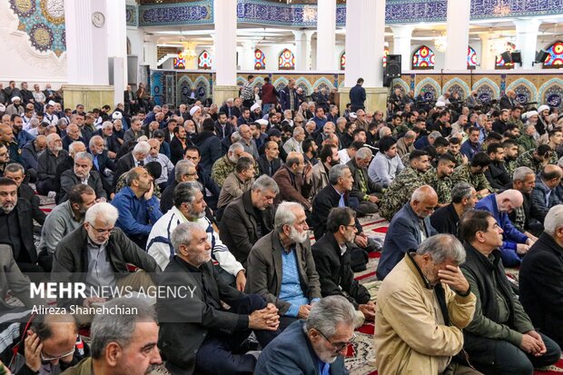 مراسم اولین سالگرد شهادت سیدالشهدای مقاومت سیدحسن نصرالله در رشت
