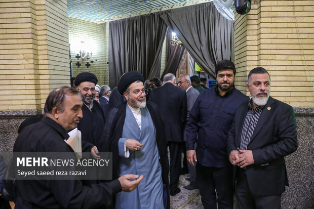 مجلس ترحیم همسر آیت الله سیستانی در تهران