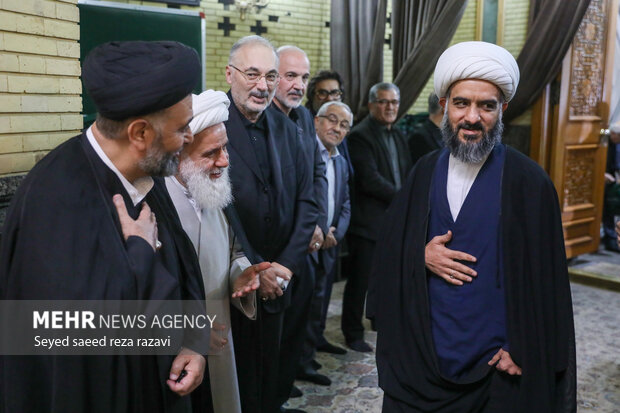 مجلس ترحیم همسر آیت الله سیستانی در تهران