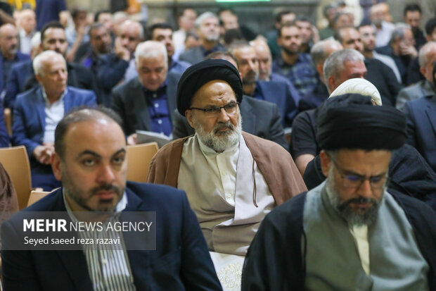 مجلس ترحیم همسر آیت الله سیستانی در تهران