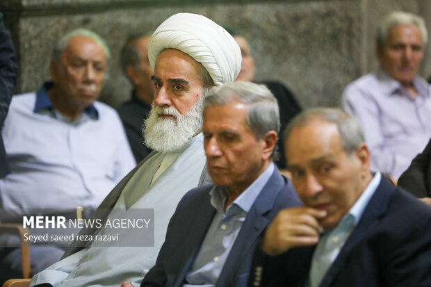 مجلس ترحیم همسر آیت الله سیستانی در تهران