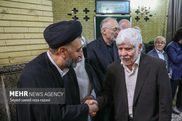 مجلس ترحیم همسر آیت الله سیستانی در تهران