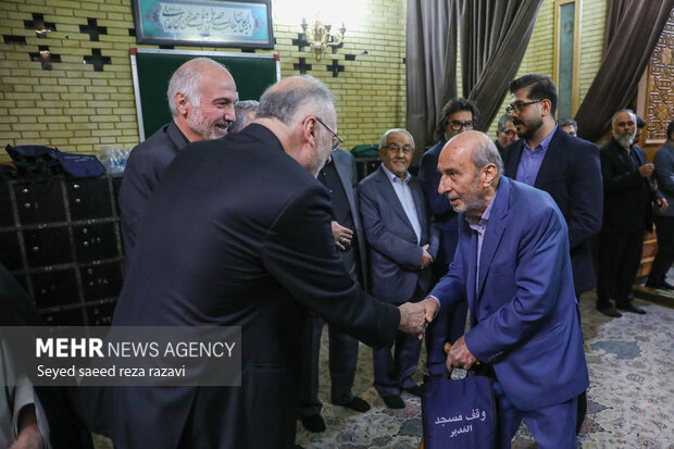 مجلس ترحیم همسر آیت الله سیستانی در تهران