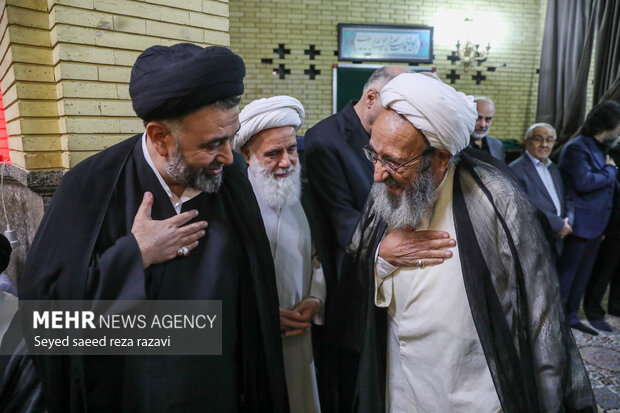 Memorial service of Ayat. Sistani’s wife in Tehran
