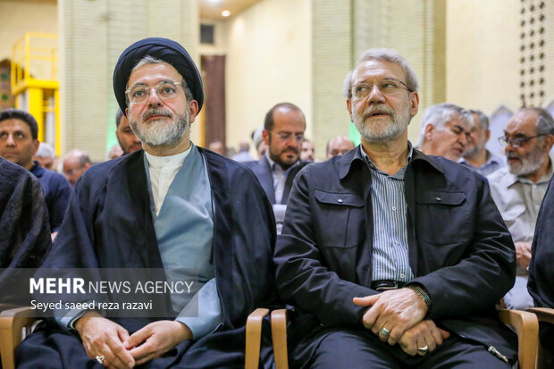 مجلس ترحیم همسر آیت الله سیستانی در تهران