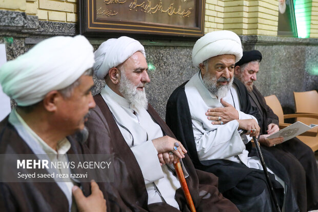 مجلس ترحیم همسر آیت الله سیستانی در تهران