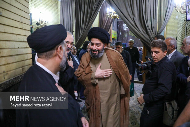 مجلس ترحیم همسر آیت الله سیستانی در تهران