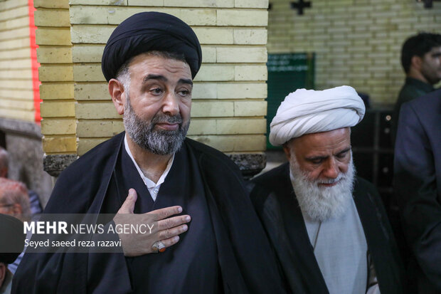 Memorial service of Ayat. Sistani’s wife in Tehran
