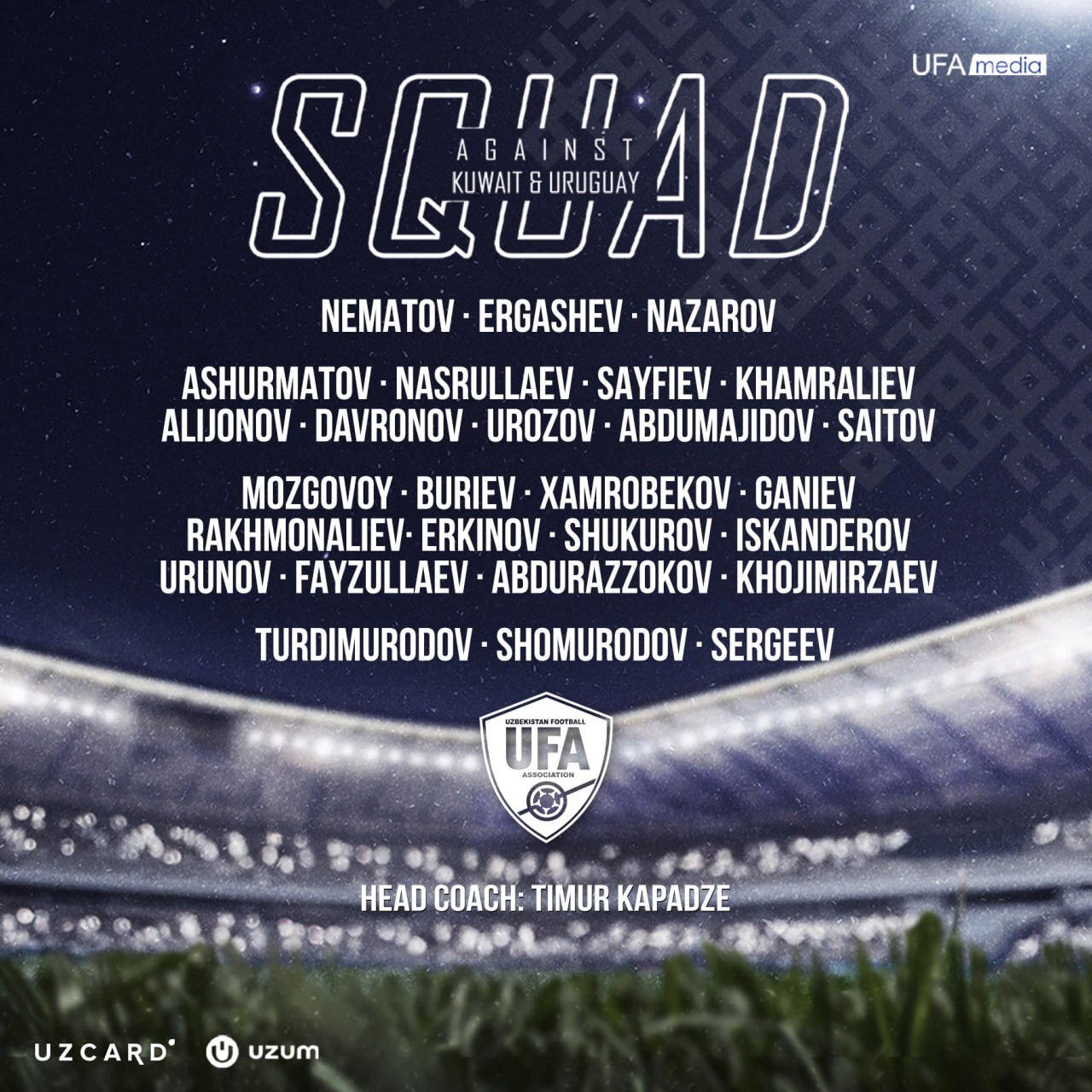 لیست تیم ملی فوتبال ازبکستان اعلام شد؛ غیبت وینگر استقلال 2