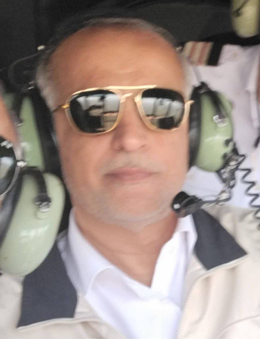 تصویر شهید «سید حسن میرقاضی» عضو کادر پرواز بالگرد حادثهدیده هلالاحمر 2