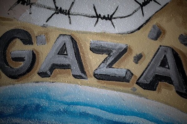 Gazze'de Filistinli sanatçılardan “Direniş Filosu”na duvar resmi