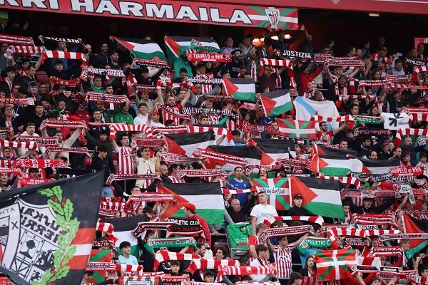 Athletic Bilbao taraftarından Filistin'e büyük destek