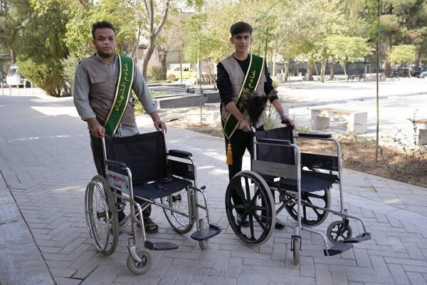 شهدا،گلزار،ويلچر،زائران
