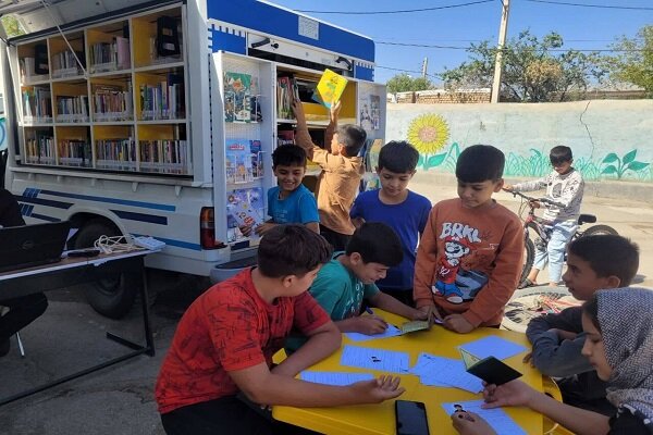 فرهنگي،سيار،كتابخانه،كتاب،امانت،نهاد،دستگاه،حضور،اسدآباد،شهر ...