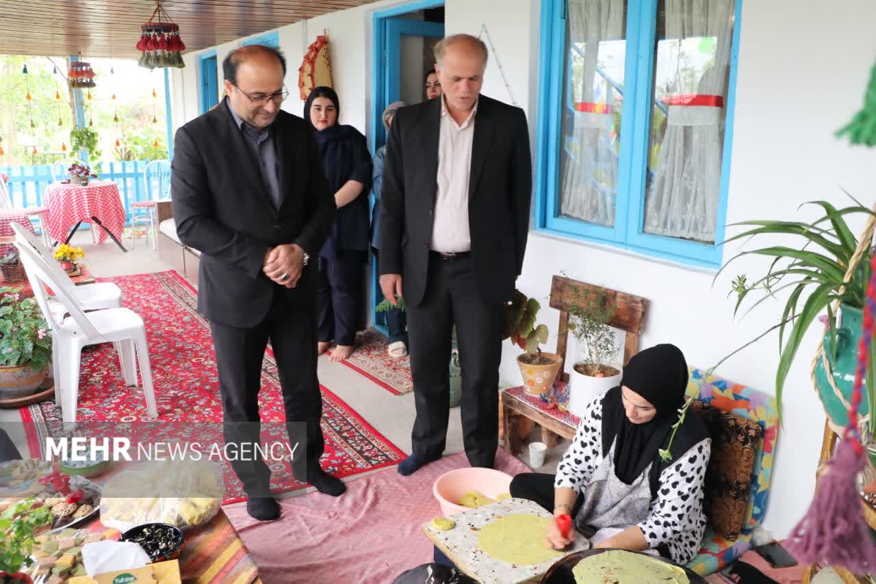 یک واحد بومگردی در روستای چکوسر شفت افتتاح شد