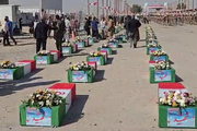 پیکر مطهر ۸۵ شهید دفاع مقدس از اروندرود وارد کشور شد