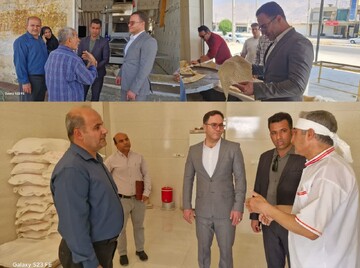 تاکید فرماندار تنگستان بر افزایش کیفیت پخت نان