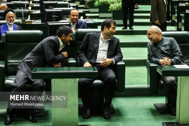 مراسم تقدیر از مدال‌آوران، کادر فنی و مسئولان تیم‌های ملی کشتی آزاد و فرنگی در مجلس