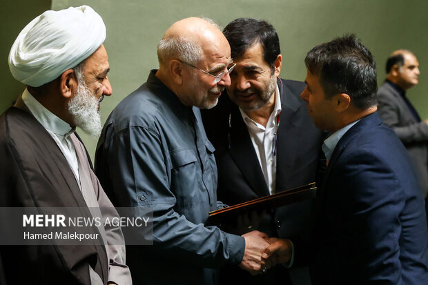 مراسم تقدیر از مدال‌آوران، کادر فنی و مسئولان تیم‌های ملی کشتی آزاد و فرنگی در مجلس