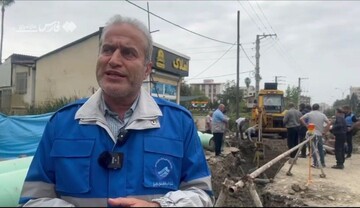 برارزاده: پروژه تعویض لوله‌های پمپاژ آب نوشهر و چالوس آغاز شد